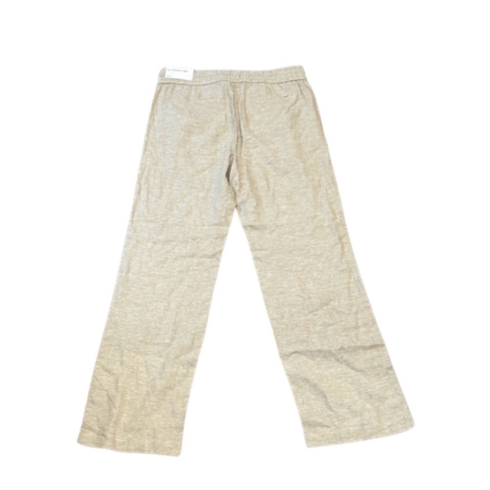 Ann Taylor The Linen High Rise Full Length Easy Pants | Beige | Size S | NWT - Picture 2 of 5